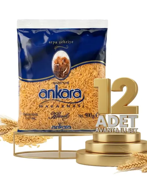Ankara Arpa Şehriye Makarna 12x500 Gr - 1