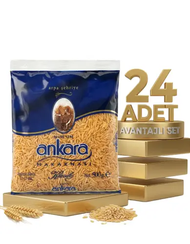 Ankara Arpa Şehriye Makarna 24x500 Gr - Ankara Makarna