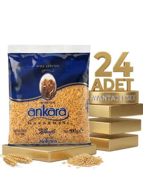 Ankara Arpa Şehriye Makarna 24x500 Gr - 1