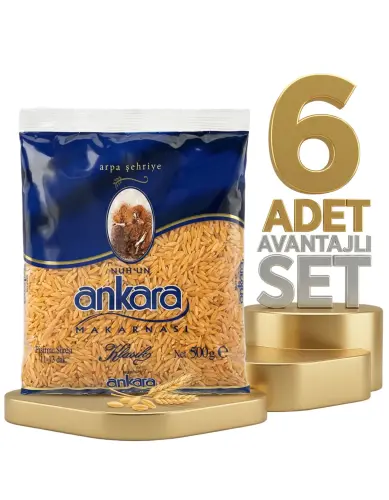 Ankara Arpa Şehriye Makarna 6x500 Gr - Ankara Makarna