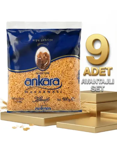 Ankara Arpa Şehriye Makarna 9x500 Gr - Ankara Makarna