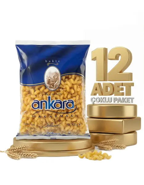 Ankara Bukle Makarna 12x500 Gr - 1