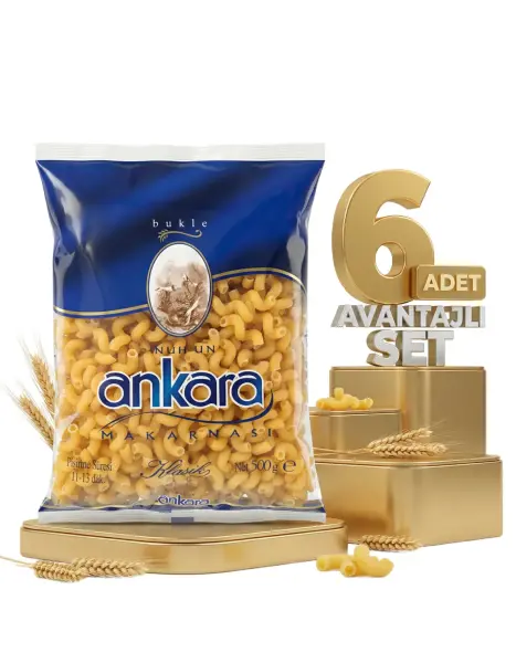 Ankara Bukle Makarna 6x500 Gr - 1