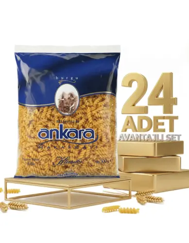 Ankara Burgu Makarna 24x500 Gr - Ankara Makarna