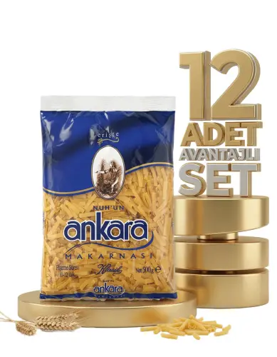 Ankara Erişte Makarna 12x500 Gr - Ankara Makarna