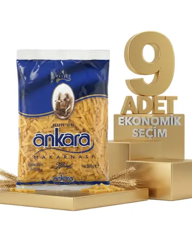 Ankara Erişte Makarna 9x500 Gr - Ankara Makarna