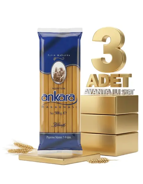 Ankara Fırınlık Makarna 3x500 Gr - 1