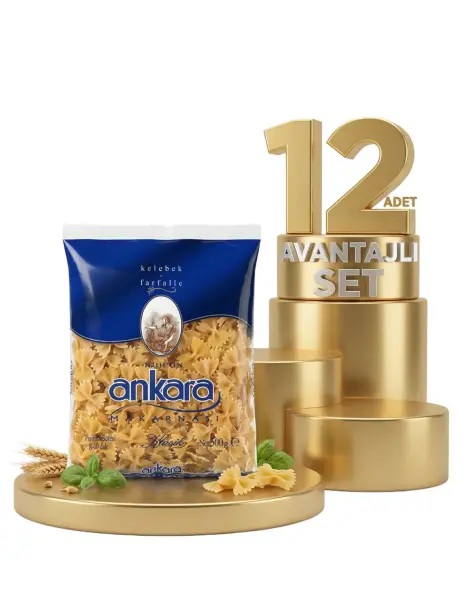 Ankara Fiyonk Makarna 12x500 Gr - 1