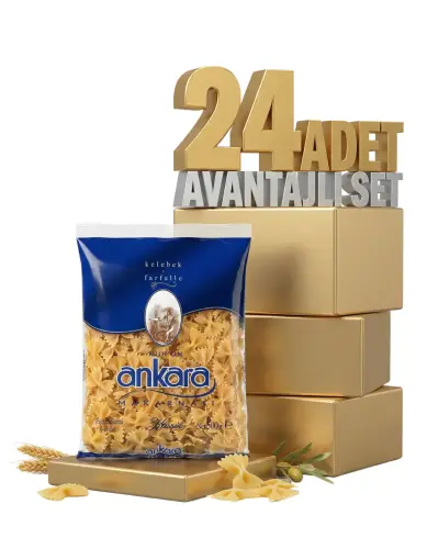 Ankara Fiyonk Makarna 24x500 Gr - Ankara Makarna
