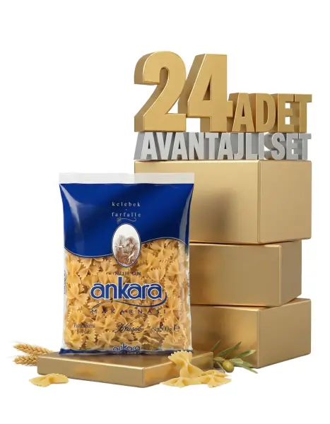 Ankara Fiyonk Makarna 24x500 Gr - 1