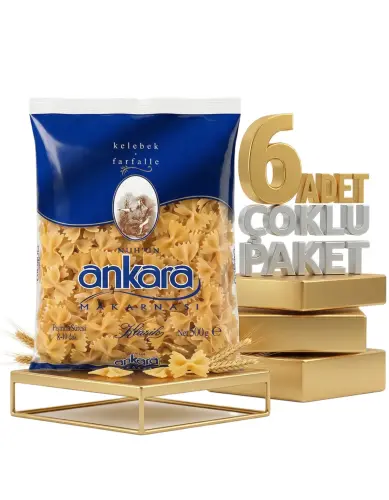 Ankara Fiyonk Makarna 6x500 Gr - Ankara Makarna