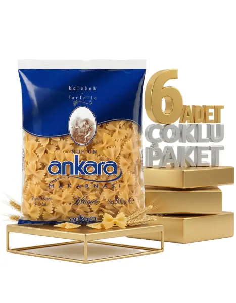 Ankara Fiyonk Makarna 6x500 Gr - 1