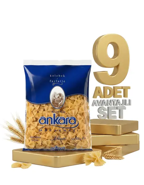 Ankara Fiyonk Makarna 9x500 Gr - 1