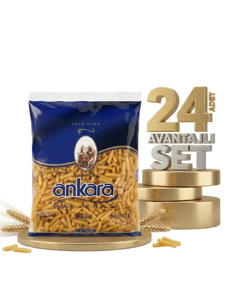 Ankara İnce Uzun Makarna 24x500 Gr - 1