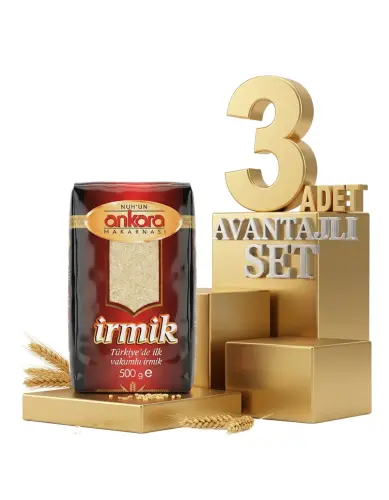 Ankara İrmik 3x500 Gr - Ankara Makarna