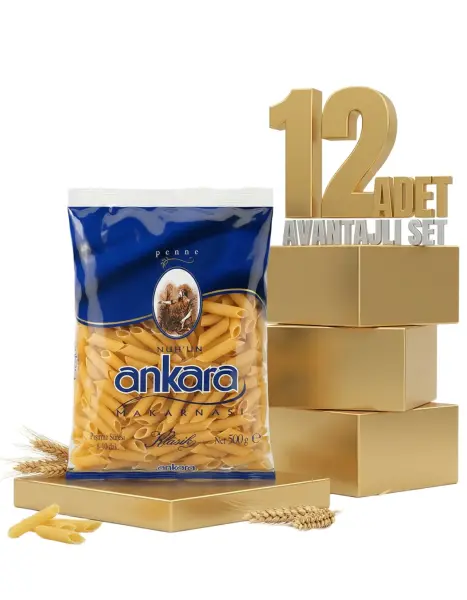 Ankara Kalem Makarna 12x500 Gr - 1