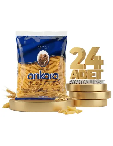 Ankara Kalem Makarna 24x500 Gr - Ankara Makarna