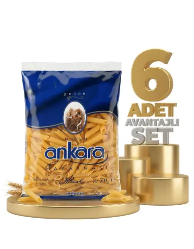 Ankara Kalem Makarna 6x500 Gr - Ankara Makarna