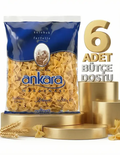 Ankara Kelebek Makarna 6x500 Gr - 1