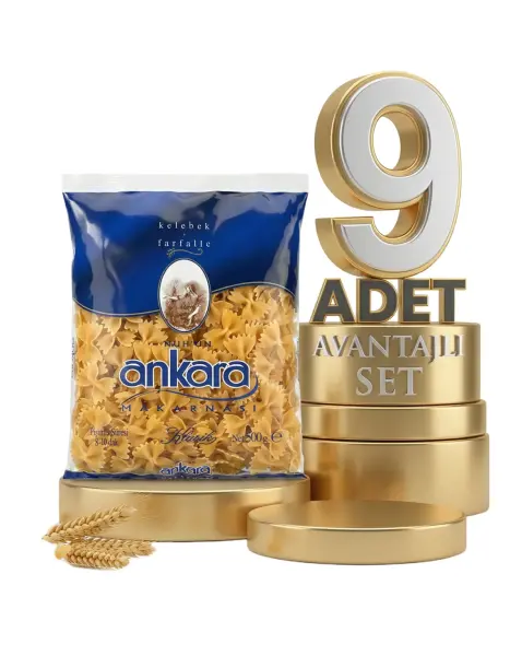 Ankara Kelebek Makarna 9x500 Gr - 1
