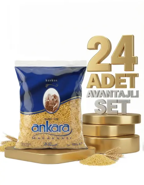 Ankara Kuskus Makarna 24x500 Gr - 1