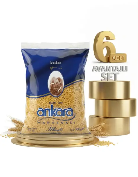 Ankara Kuskus Makarna 6x500 Gr - 1