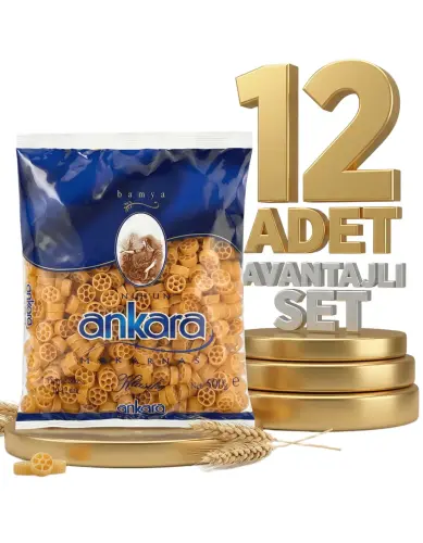 Ankara Makarna Bamya 12x500 Gr - ANKARA MAKARNA