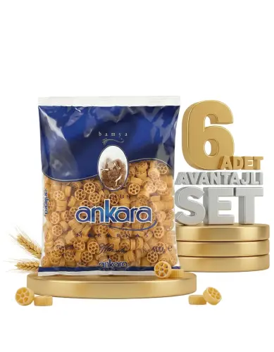 Ankara Makarna Bamya 6x500 Gr - ANKARA MAKARNA