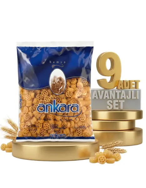 Ankara Makarna Bamya 9x500 Gr - 1