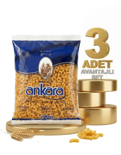 Ankara Makarna Dirsek 3x500 Gr - ANKARA MAKARNA