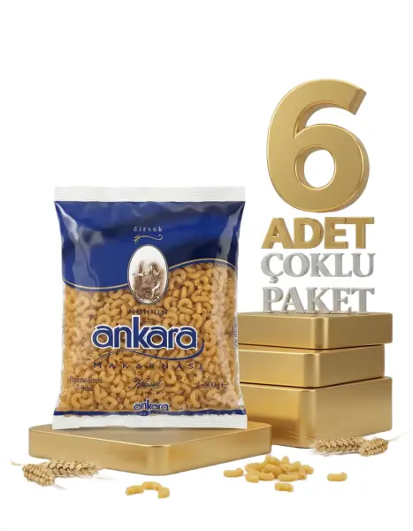 Ankara Makarna Dirsek 6x500 Gr - 1