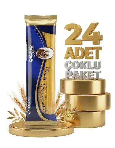 Ankara Makarna İnce Spagetti 24x500 Gr - ANKARA MAKARNA