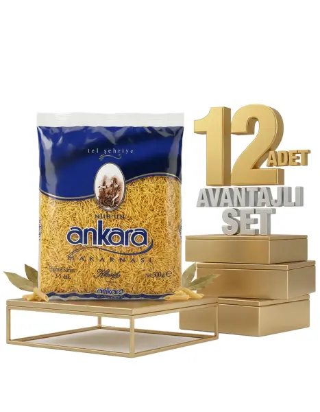 Ankara Makarna Tel Şehriye 12x500 Gr - 1