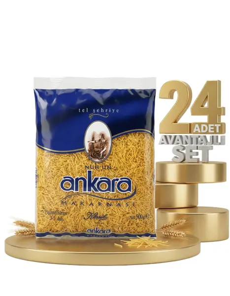 Ankara Makarna Tel Şehriye 24x500 Gr - 1