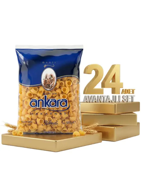 Ankara Mantı Makarna 24x500 Gr - 1
