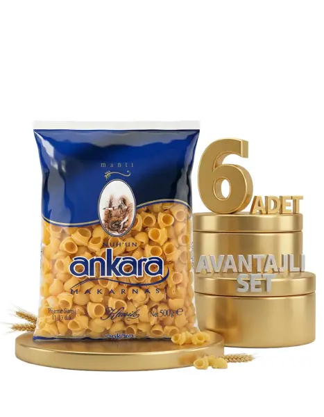 Ankara Mantı Makarna 6x500 Gr - 1