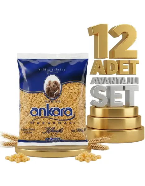 Ankara Yıldız Şehriye Makarna 12x500 Gr - 1