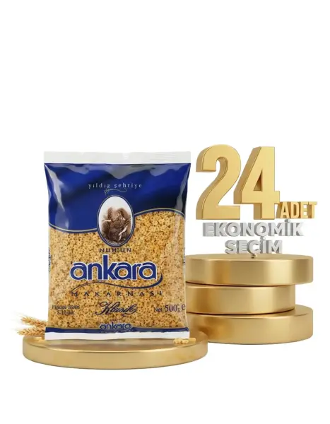 Ankara Yıldız Şehriye Makarna 24x500 Gr - 1