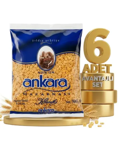 Ankara Yıldız Şehriye Makarna 6x500 Gr - Ankara Makarna
