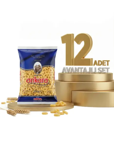 Ankara Yüksük Makarna 12x500 Gr - 1