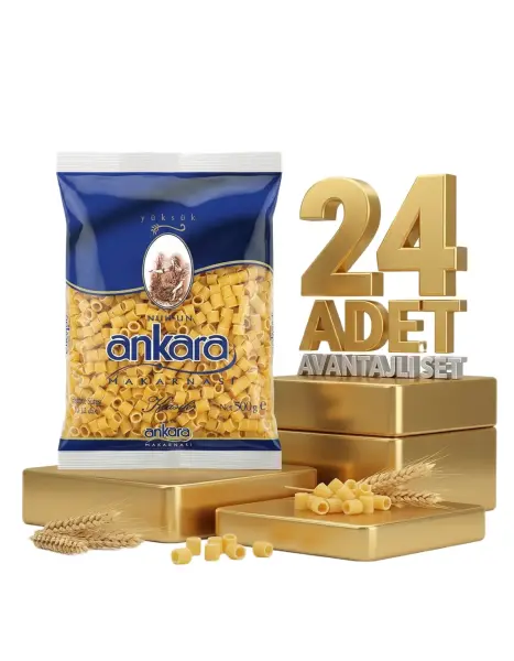 Ankara Yüksük Makarna 24x500 Gr - 1
