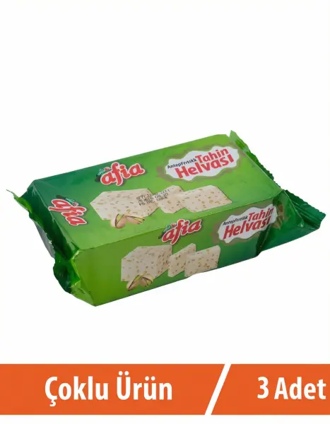Afia Antep Fıstıklı Tahin Helvası 3x500 Gr - 4