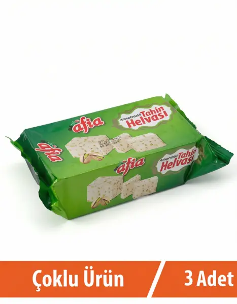 Afia Antep Fıstıklı Tahin Helvası 3x500 Gr - 3