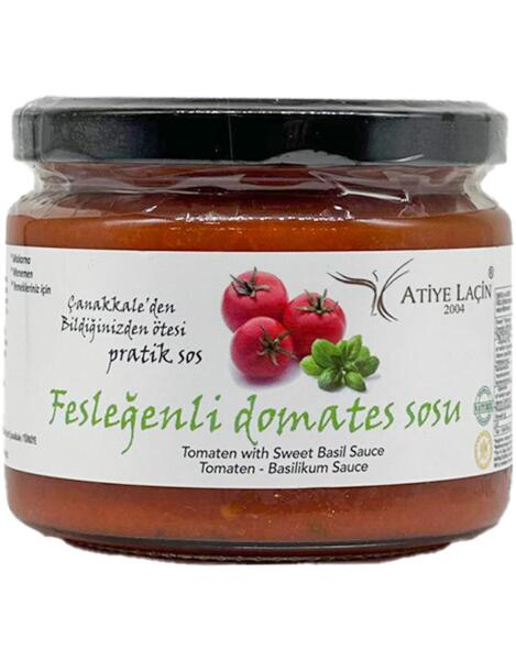 Atiye Laçin Fesleğenli Domates Sosu 300 Gr - 1