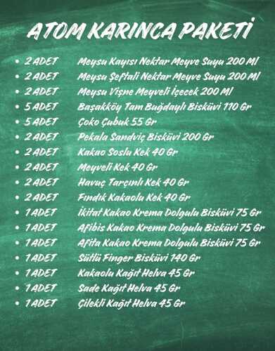 Atom Karınca Paketi - 2