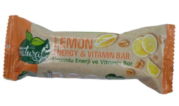 Bab-ı Natural Limonlu Enerji Ve Vitamin Bar 23 Gr - 1