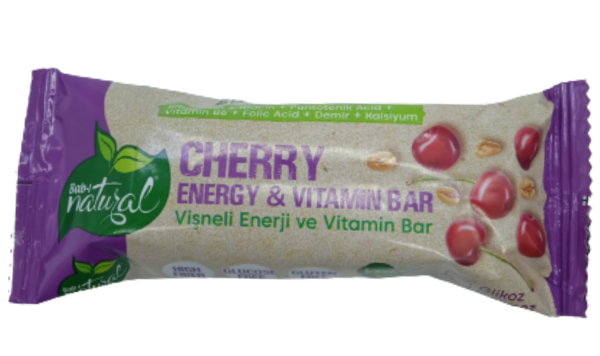 Bab-ı Natural Vişneli Enerji Ve Vitamin Bar 23 Gr - 1