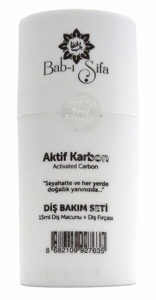 Bab-ı Şifa Diş Bakım Seti Diş Fırçası ve Aktif Karbon Diş Macunu 15 Ml - 1