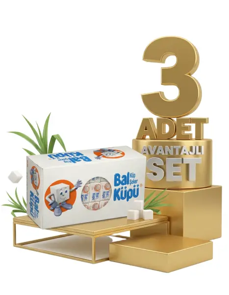 Balküpü Elite Küp Şeker 3x750 Gr - 1