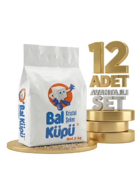 Balküpü Toz Şeker 12x3 Kg - 1